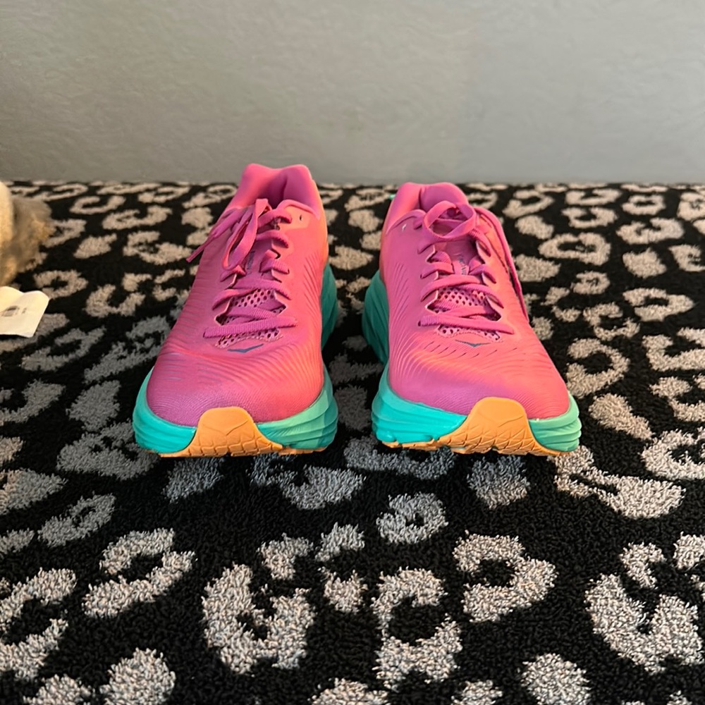 Hoka running shoes.  Worn one time.